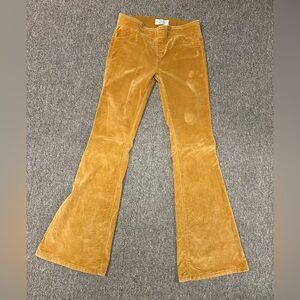 Free People Pull on Corduroy Flare pants size 28